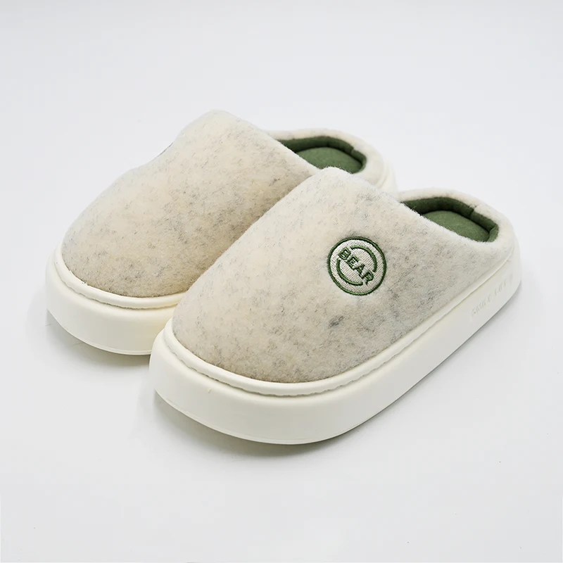 Pantofole di cotone in lattice all-cotton